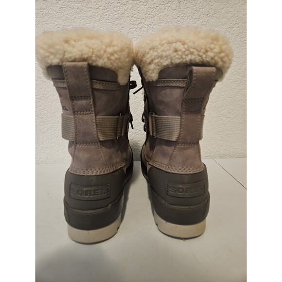 Sorel Tivoli IV Slope Parc Women's Waterproof Boot Omega Taupe Size 10 - Picture 6 of 11